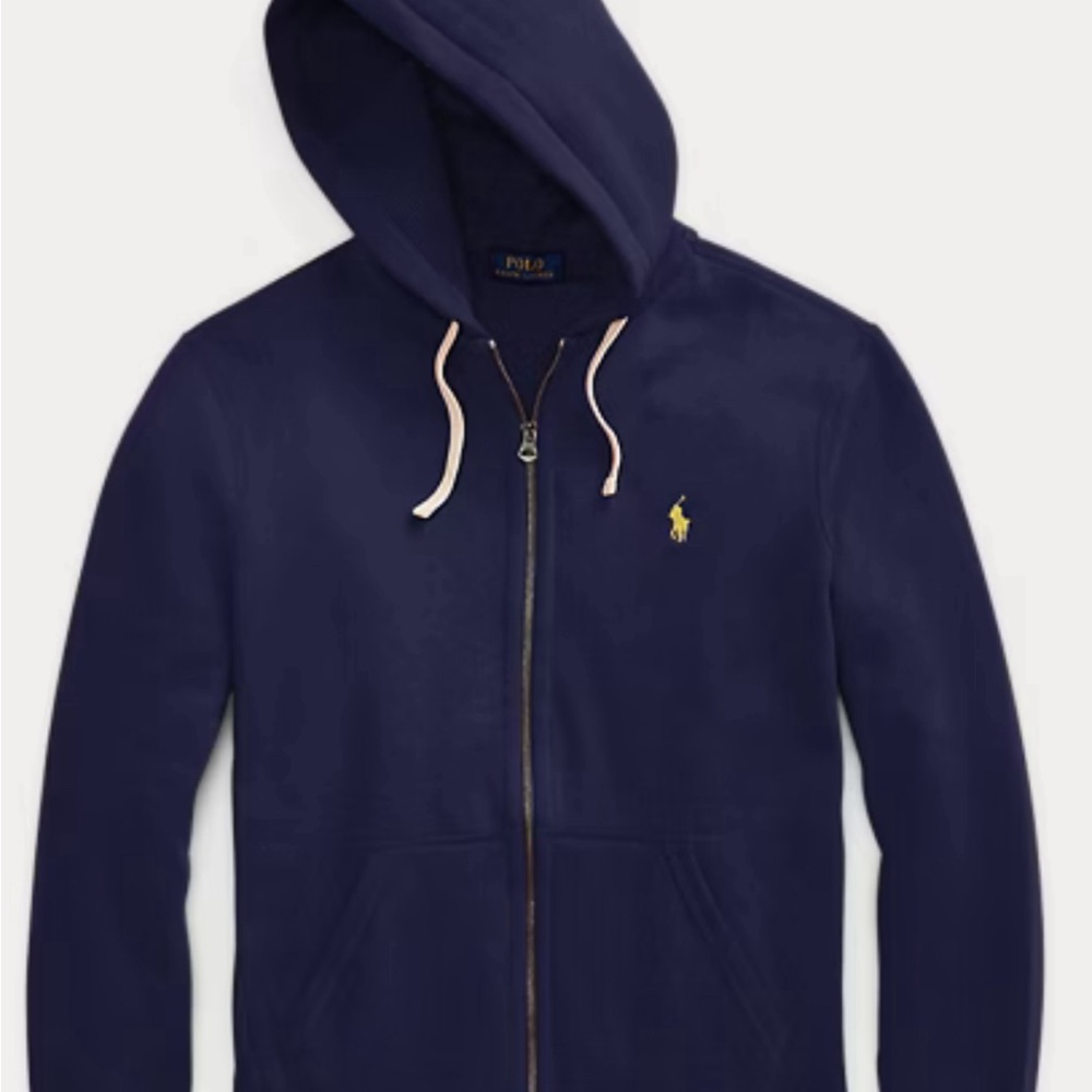 Polo Ralph Lauren navy blue zip up sweater